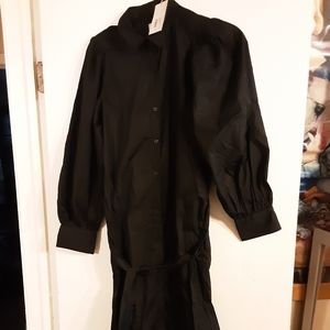 Long sleeve buttonnfront dress size S